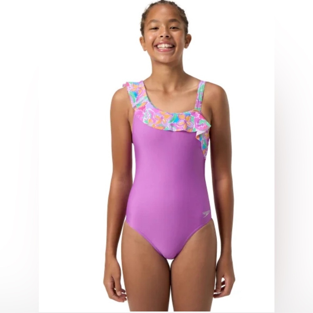 Speedo Purple One Piece Swimwear